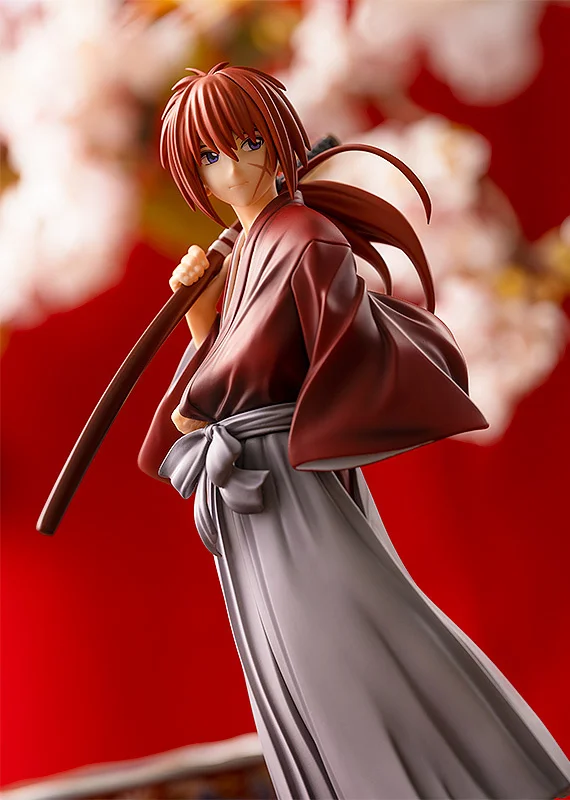 

Japanese 2022 original anime figure rurouni kenshin action figure collectible model toys for boys