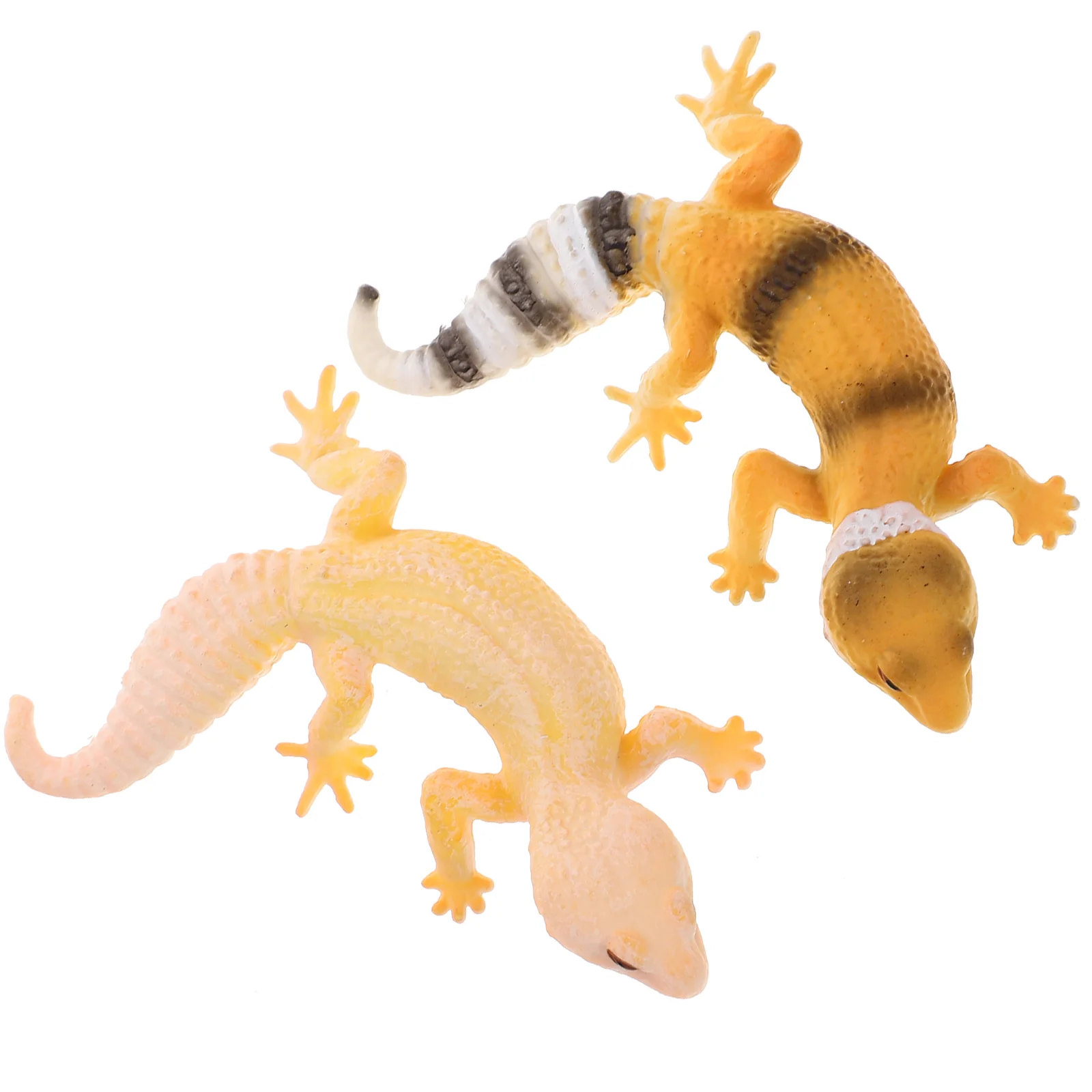 

2Pcs Lizard Figurine Model Fake Lizard Plastic Lizard Toy Simulation Reptile Toy