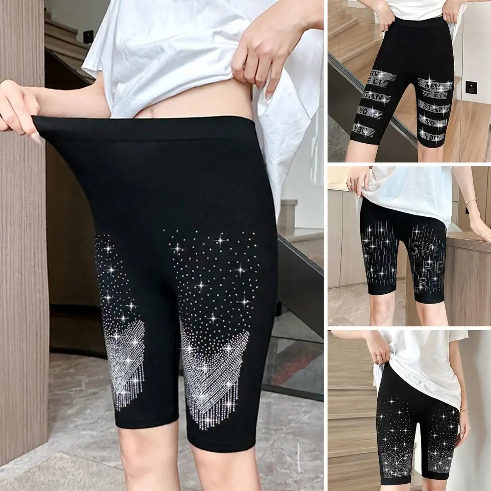 

Women Yoga Pants Soft Breathable High Waist Sport Shorts Summer High Elasticity Seamless Leggings Moisture-wicking Running Pants