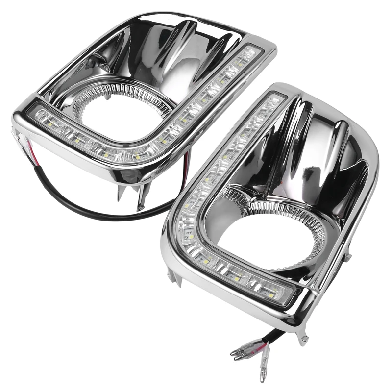 

For Toyota Prado 150 Fj150 Lc150 2010-2013 Land Cruiser Led Daytime Running Lights Drl Fog Lamp Cover Driving Lights