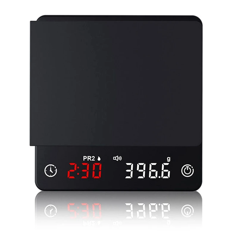 

Scale Scale Coffee Pcs, Mini With Smart Weighing Timer Black) Scale Digital (1 Espresso Precision Kitchen