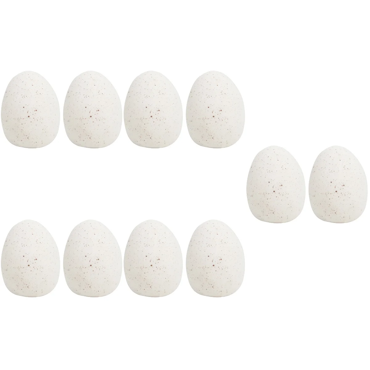 

10 Pcs Portable Stress Relief Toys Egg Squeeze Luminous Toys