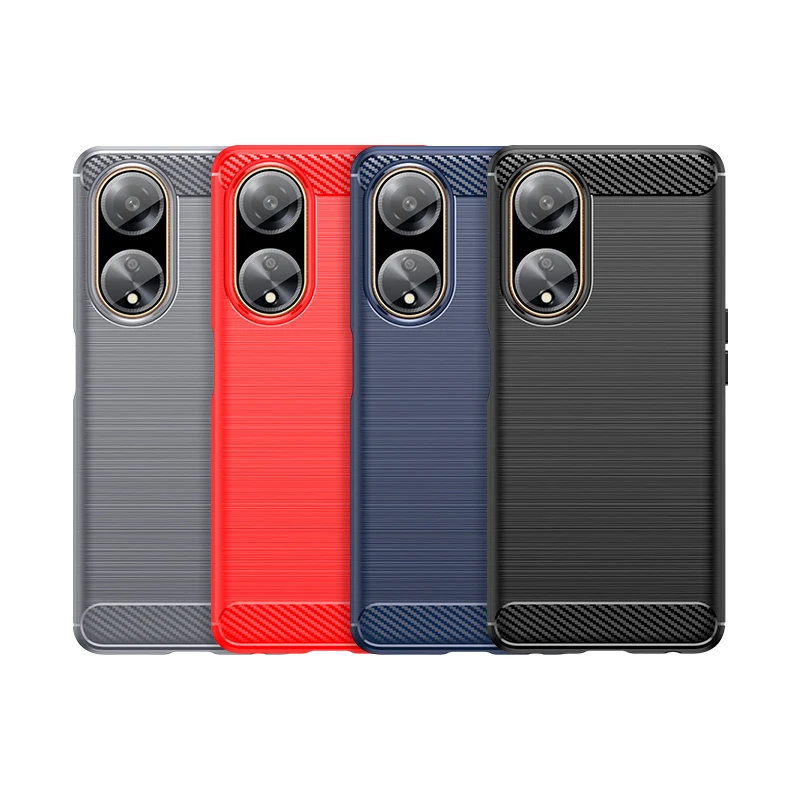 For OPPO A98 5G Case Cover OPPO A98 5G Capas New Utral-thin Bumper Back Shockproof Soft TPU Carbon Fiber Fundas OPPO A 98 A98 5G