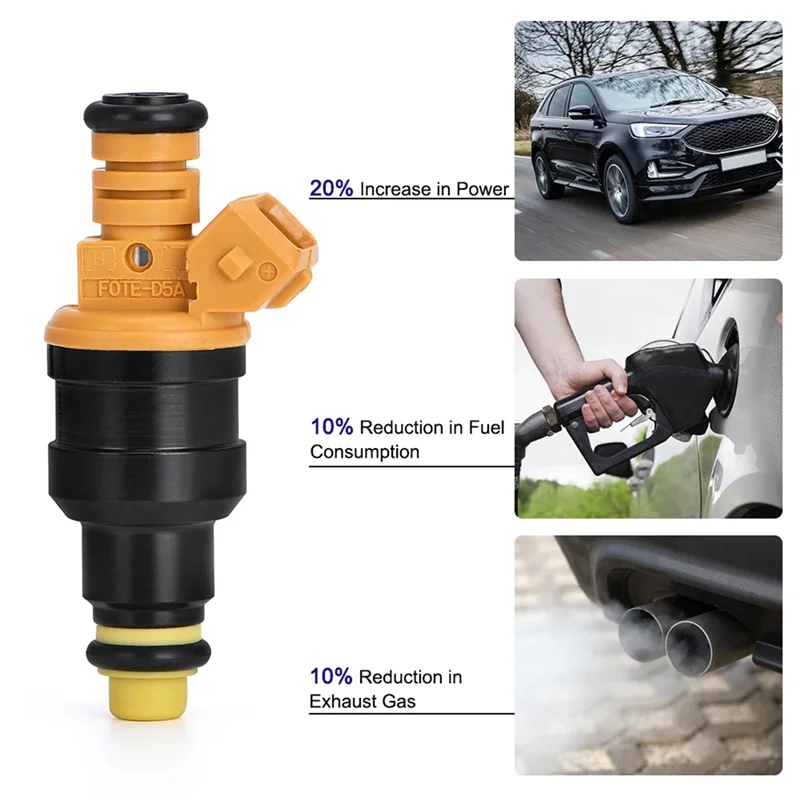 Поток соответствует 0280150943 Топливные форсунки для Ford 4.6 5.0 5.4 5.8 Mustang F-150 F-250 F-350 E-150