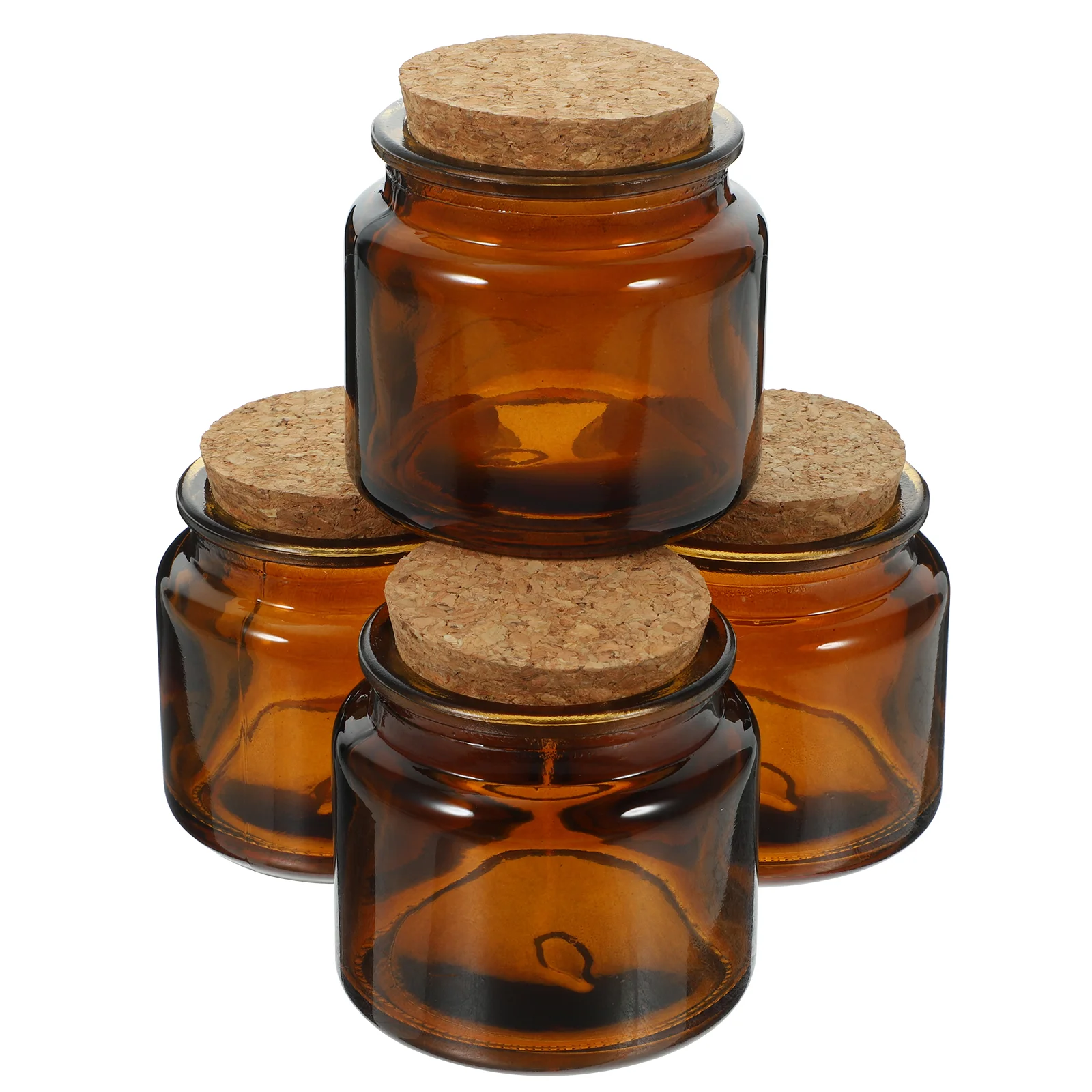 

4 Pcs Bottle Glass Tealight Holder Soy Wax Cup Holders Centerpieces Dinner Party
