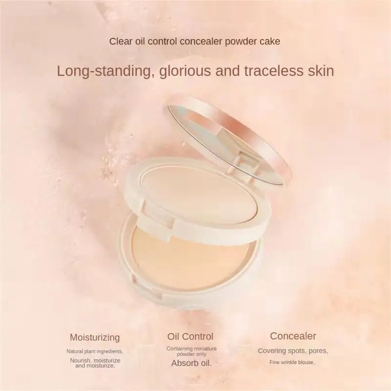 

Profession Loose Powder Double Layer Light Concealer Face Powder Makeup Moisturizing Oil Control Foundation Matte Setting Powder