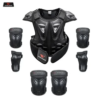 wosawe kids motorcycle armor chest back body children motocross off road protective gears vest jacket motobike moto chaqueta