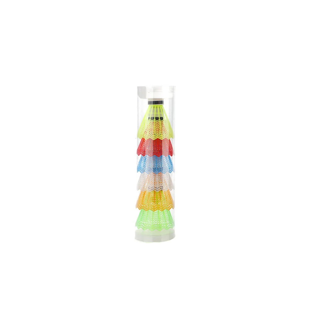 

Sports Training Entertainment Beginners Colorful Shuttlecock Accessories Badminton Ball With Box Wear Resistant Gym Reusable