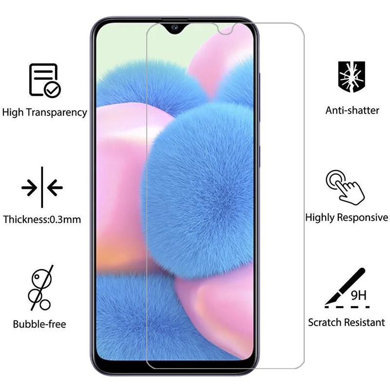 Защитное закаленное стекло для samsung a30 a30s a40 a40s a50 a50s защитная пленка экрана на galaxy
