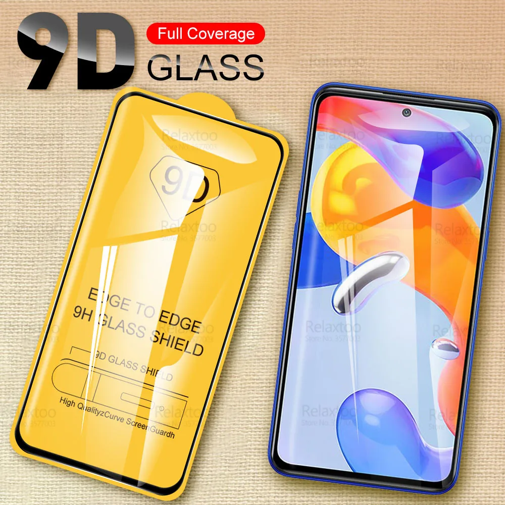 

Защитное стекло с полным наклеиванием 9D для Xiaomi Redmi Note 11 Pro, 2 шт.