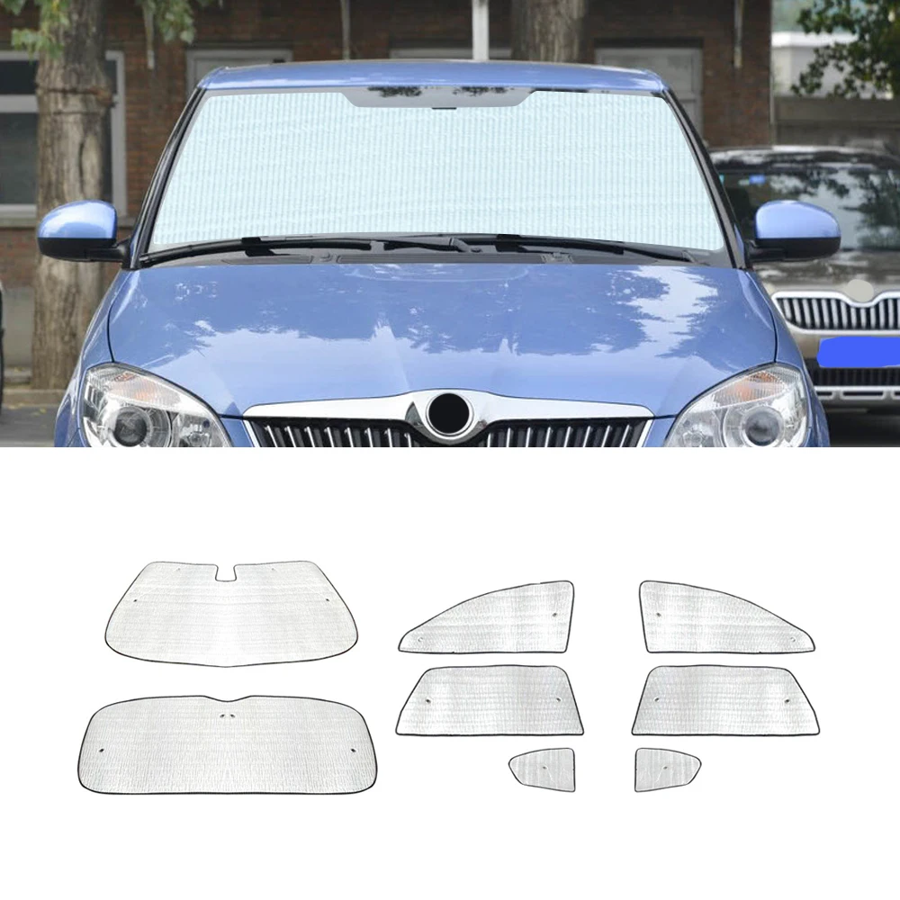 

Солнцезащитный козырек на лобовое стекло для Skoda Fabia Mk2 2008-2014