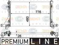 

8MK376787-431 for engine radiator MASTER III 2,3 MOVANO B NV400 VAUXHALL MOVANO Mk II