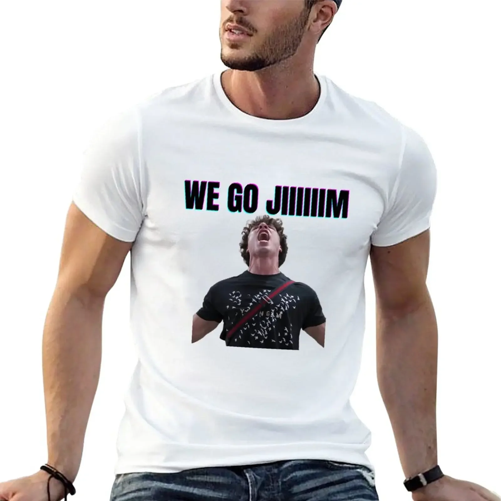 Новая футболка WE GO JIM LEXX LITTLE простая с короткими рукавами толстовка мужские