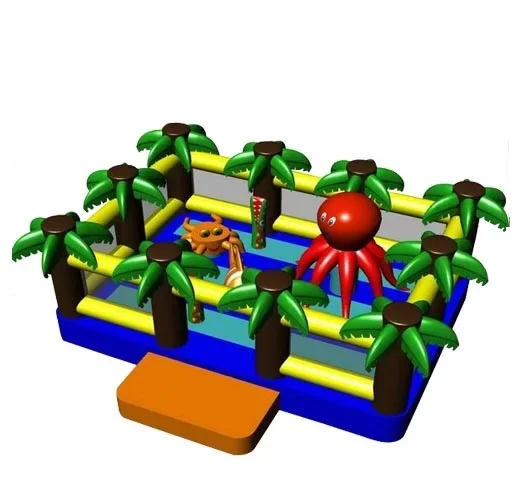 Парк надувной тематический парк замок для взрослых