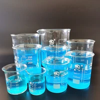 1pcs high quality glass beaker for laboratory glassware capacity 255010015020025030040050060080010002000ml