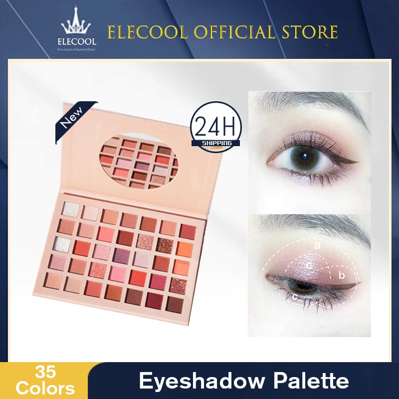 

35 Color Makeup Eyeshadow Pallete Shimmer Matte Pigmented Eye Shadow Palette Glitter Eyeshadow Make Up Maquillage Cosmetics New