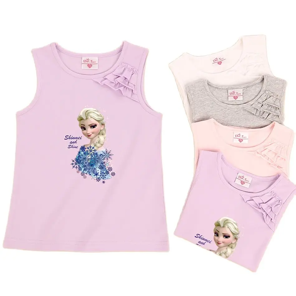 

Летняя дышащая нижняя рубашка для девочек от 3 до 10 лет