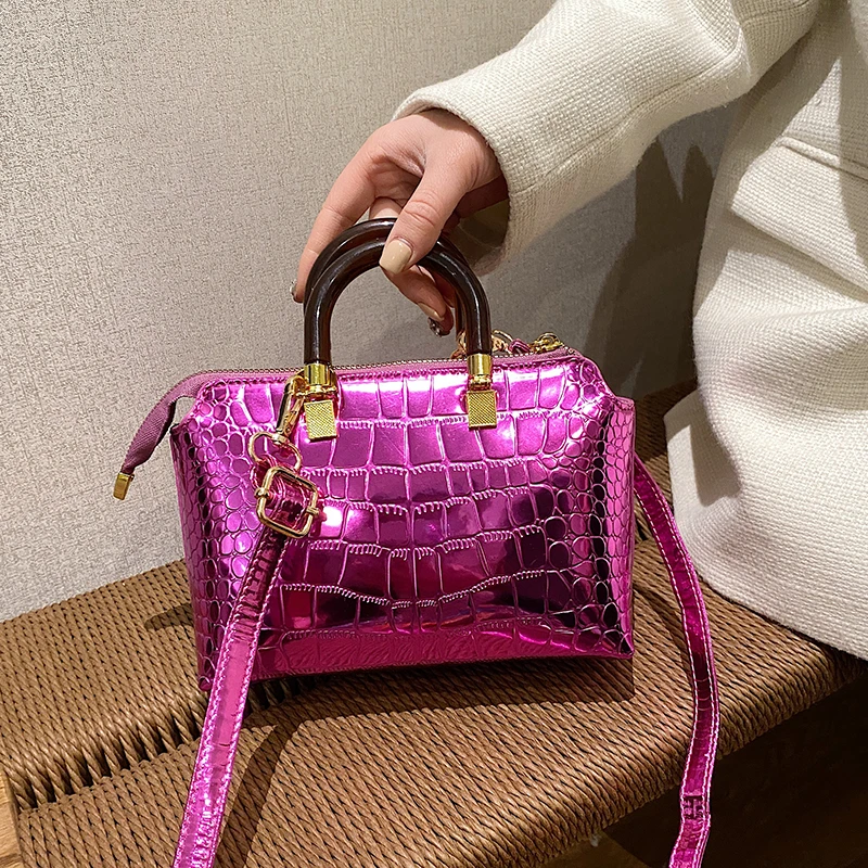 

Модные сумки для женщин, роскошная женская черная блестящая сумка из лакированной кожи, женские сумки, новый дизайн 2023, сумки через плечо