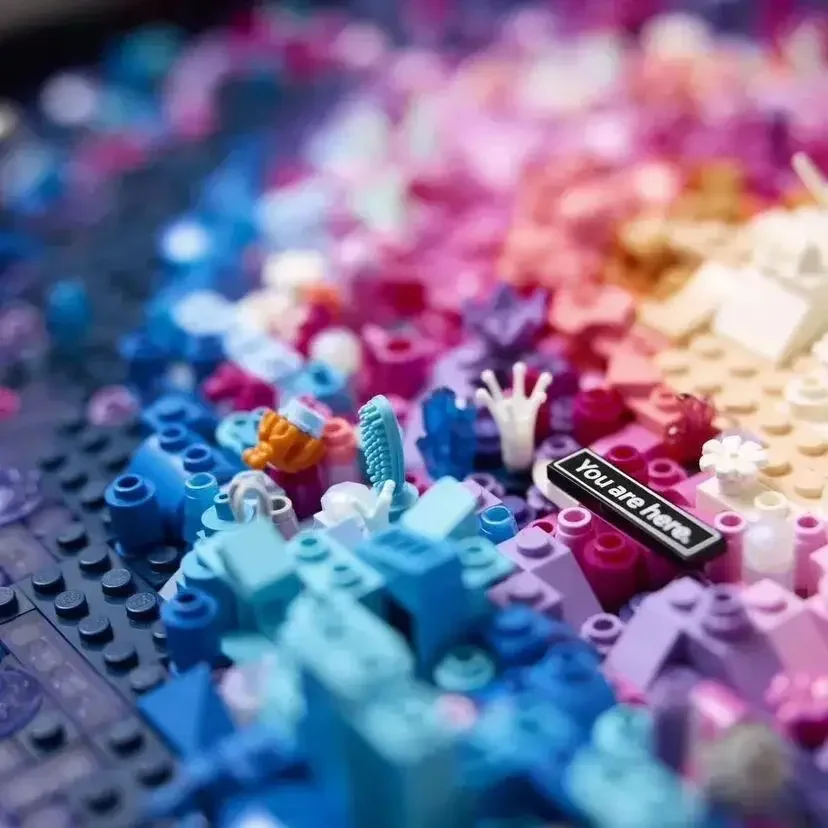 Пиксельные художественные картины кирпичи 31212 наборы Молочный Путь галактика