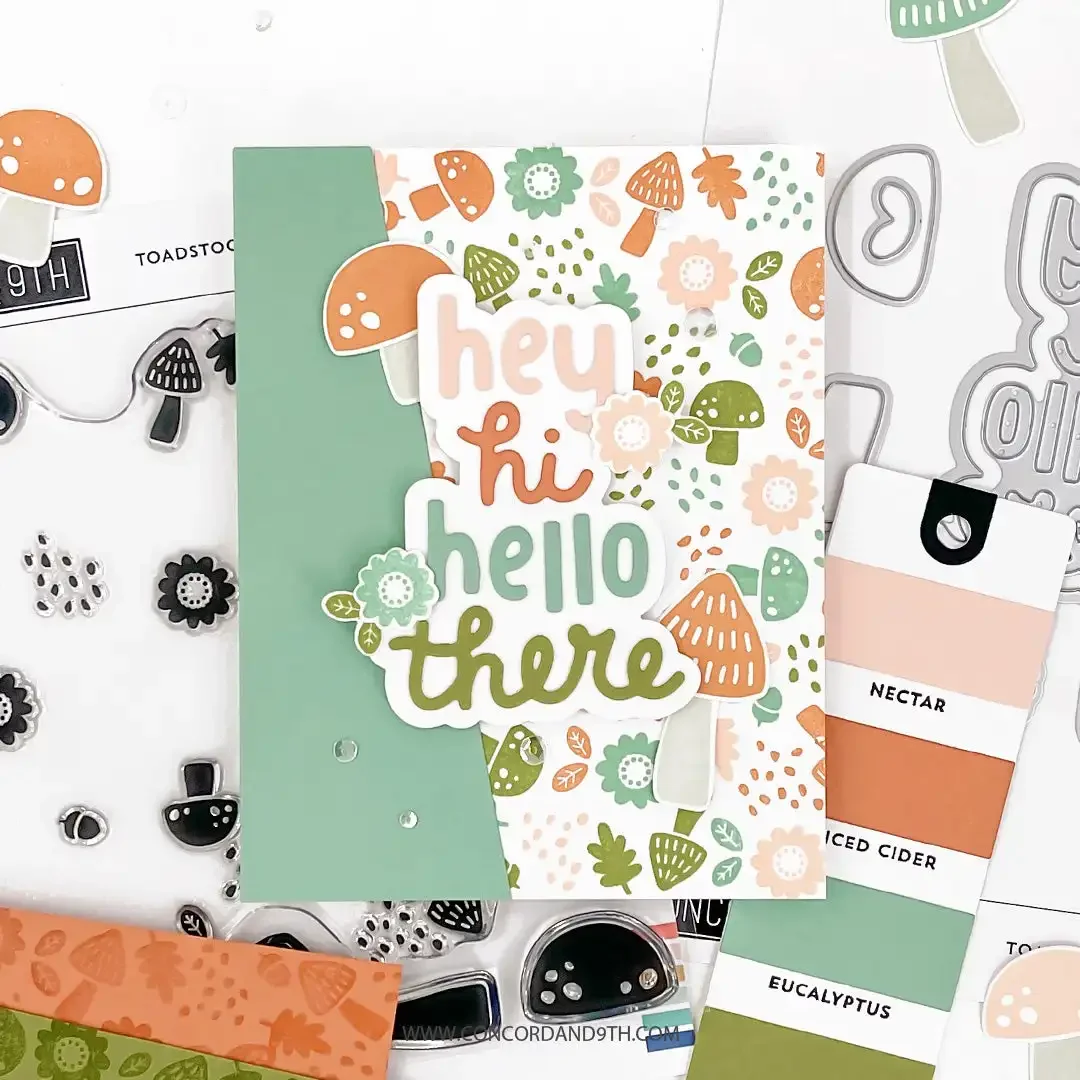 Прозрачные штампы Toadstool Turnabout металлические для DIY украшения скрапбукинга