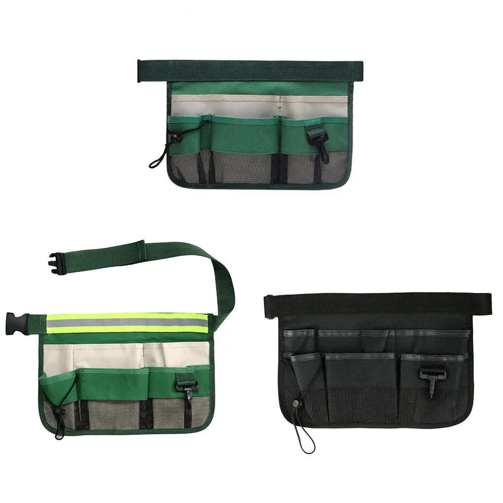 

Tool Waist Bag Portable Multi-pocket Electrician Plumber Carpentry Screwdriver Tape Storage Bags Pouch Organizer Green