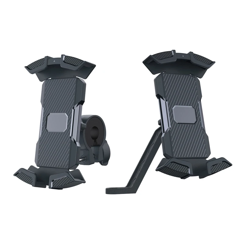 

Phone Stand Anti Slip 360° Rotation Bracket Stable Non Shaking Smartphone Cradle Holder for Motorcycle Scooter Bicycle G2AC
