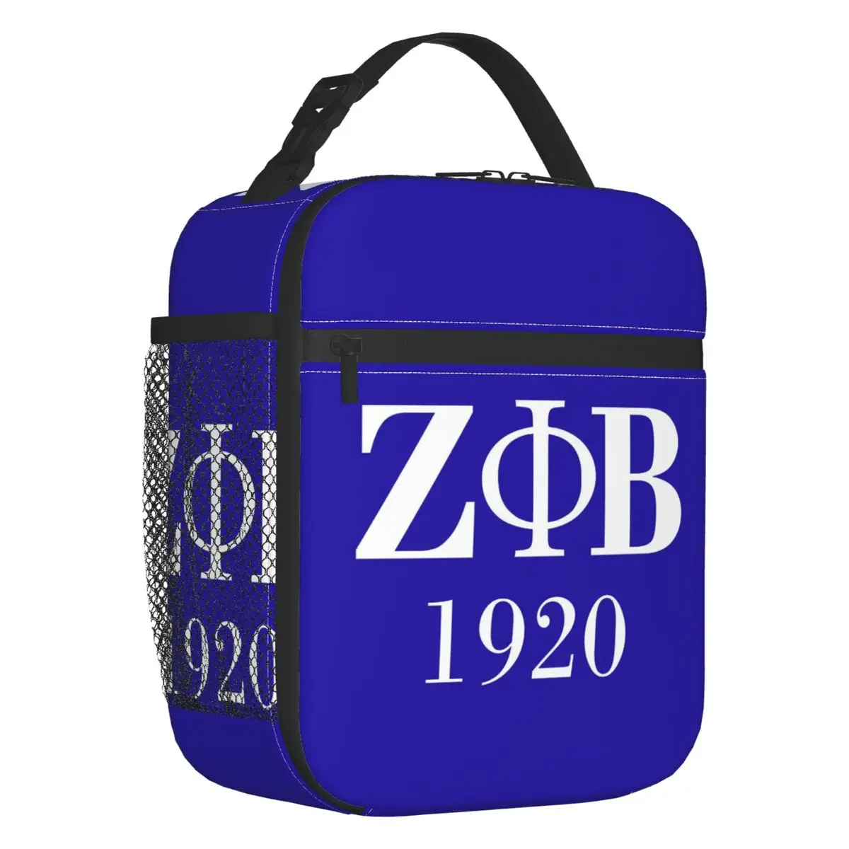 

Zeta Phi Beta Sorority Logo Resuable Lunch Box Women Greek Letter 1920 Cooler Thermal Food Insulated Lunch Bag School Children