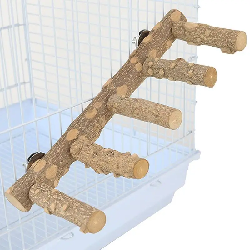 

Bird Perches Natural Parrot Perch Bird Stand Perch Platform Cage Accessories For Parrotlets Cockatiels Parakeets Lovebirds