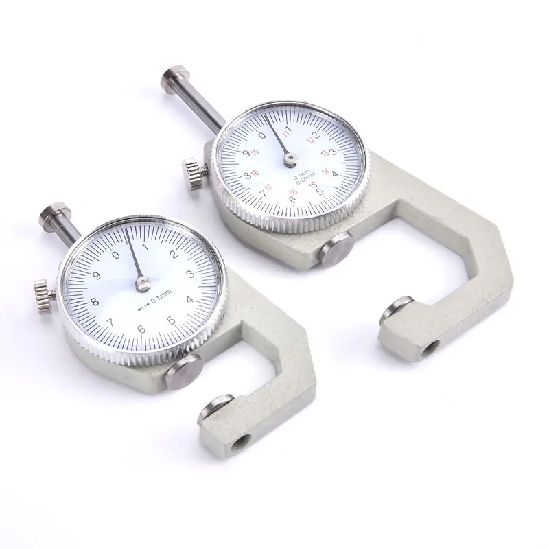 

0-10mm/ 0-20mm Dial Thickness Gauge Leather Paper Thickness Meter Tester For Leather Flim Paper Measure Tool Thickness Gauge New