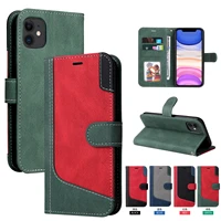 multicolor magnetic flip case for iphone 13 mini 12 11 promax xs xr 6 7 8 plus se2020 leather cover with stand photo card slot