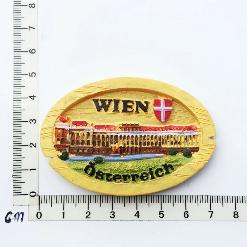 

3D магниты на холодильник Австрия из смолы