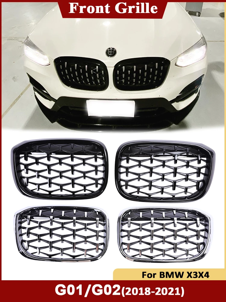 

Бриллиантовая решетка для BMW X3/X4/G01/G022 2018-2021