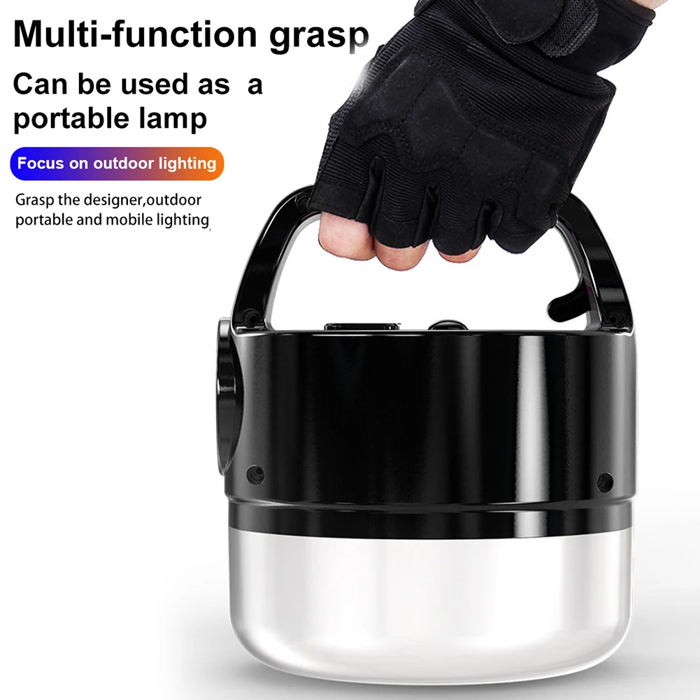 

Портативная Светодиодная лампа высокой мощности, фонарик, освещение для кемпинга, фотолампа, освещение для палатки, водонепроницаесветиль...