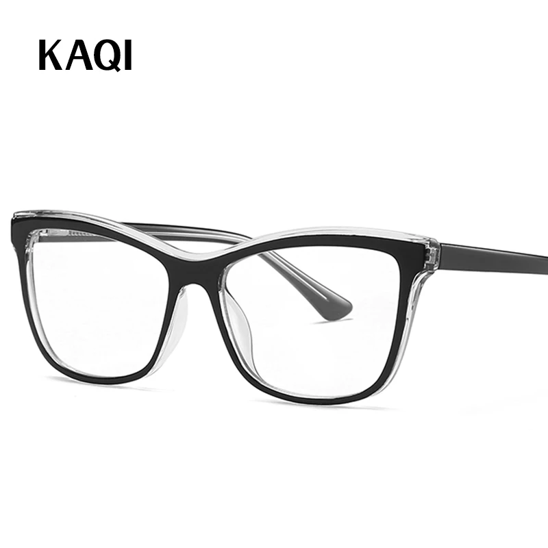 

54mm 2022 NEW Fashion Square Glasses Frame Women Trendy Styles Brand Sexy Cat eye Glasses Frame Eyeglasses 2041