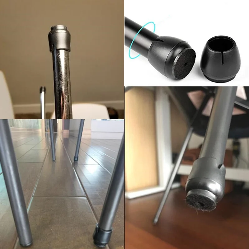 Силиконовые накладки для ножек мебели с фетровыми напольными протекторами