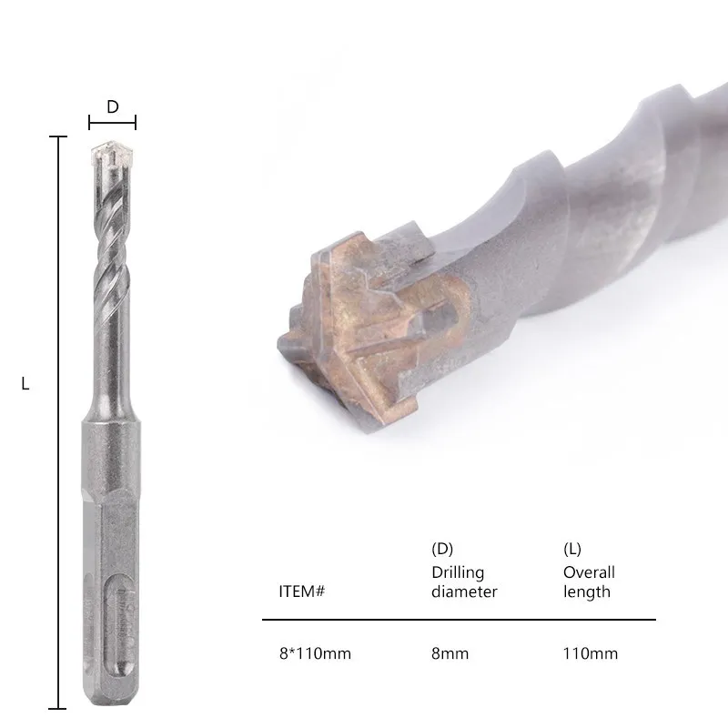

Сверло XCAN SDS Plus 6-16 мм с квадратным хвостовиком и поперечной головкой