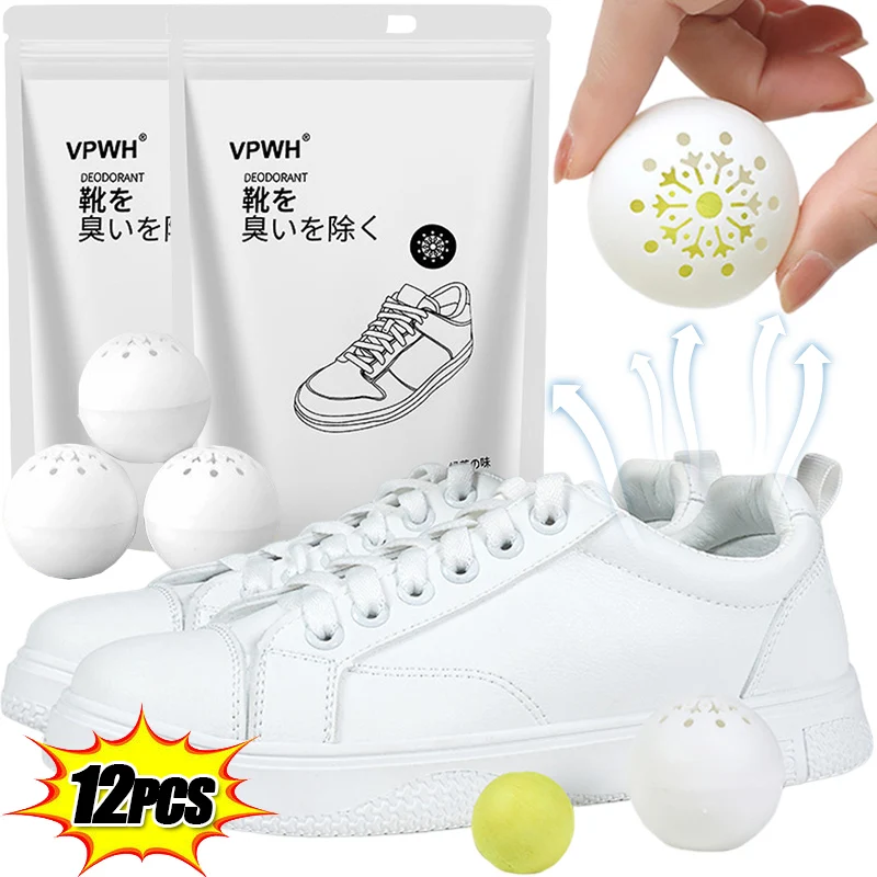 

12/1Pcs Deodorant Freshener Balls for Shoes Multifunction Tea Scent Fresheners Home Shoes Closet Toilet Fresh Deodorization Ball