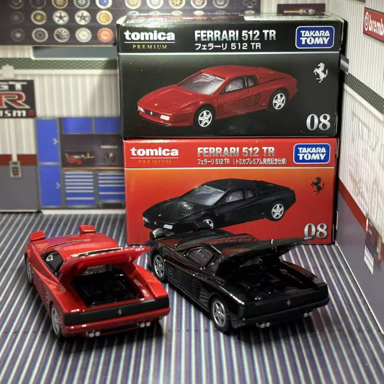 Фото Коллекционная модель Takara Tomica Premium 08 Ferrari 512 TR: Аутентичная реплика, литая под давлением, винтажный суперкар из сплава, предмет для хобби и декора №4