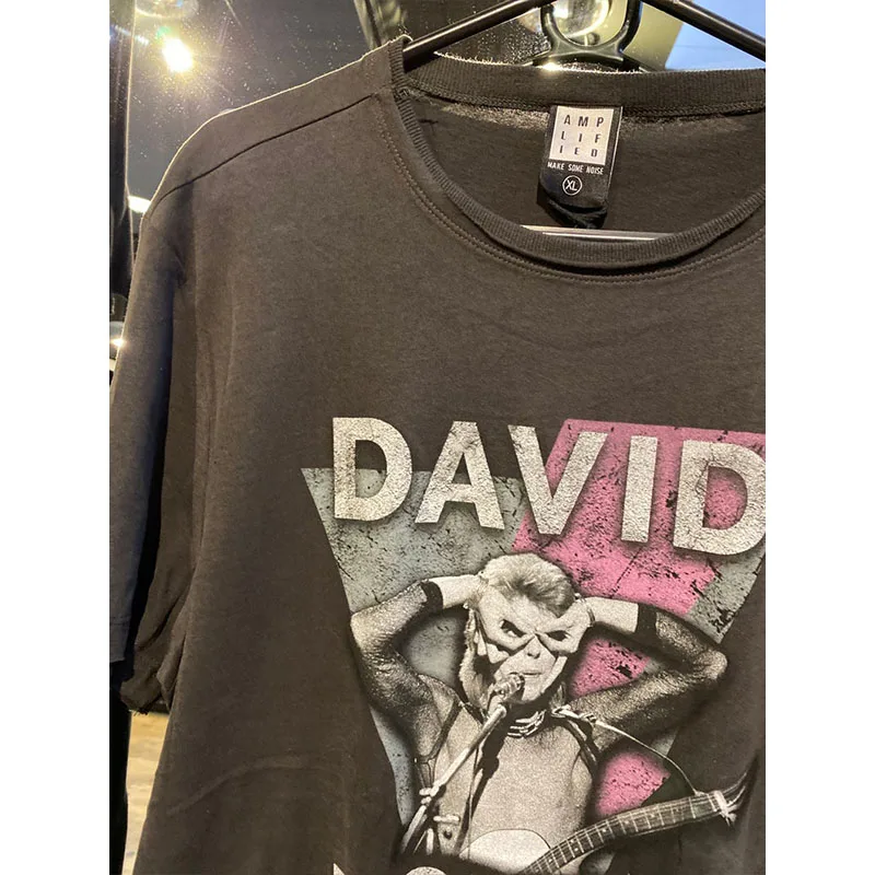 

David Bowie Casual men's and women's short-sleeved T-shirt