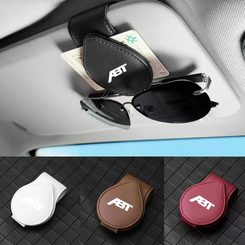 Автомобильный солнцезащитный козырек держатель очков зажим для ABT A3 A4 A5 A6 Q5 Q7 S3 S4 S5