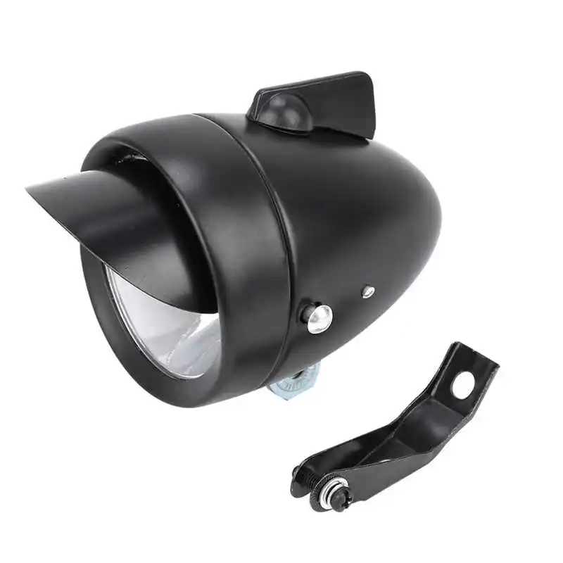 

Bicycle Front Headlight 15 * 10 * 9cm LED Super Light Bicycle Retro Front Headlight Vintage Bike Head Light With Visor
