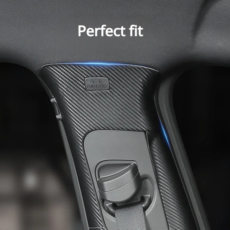 Для BYD Seal EV B стойка Анти--наклейка для столкновения кожаная Защита от царапин