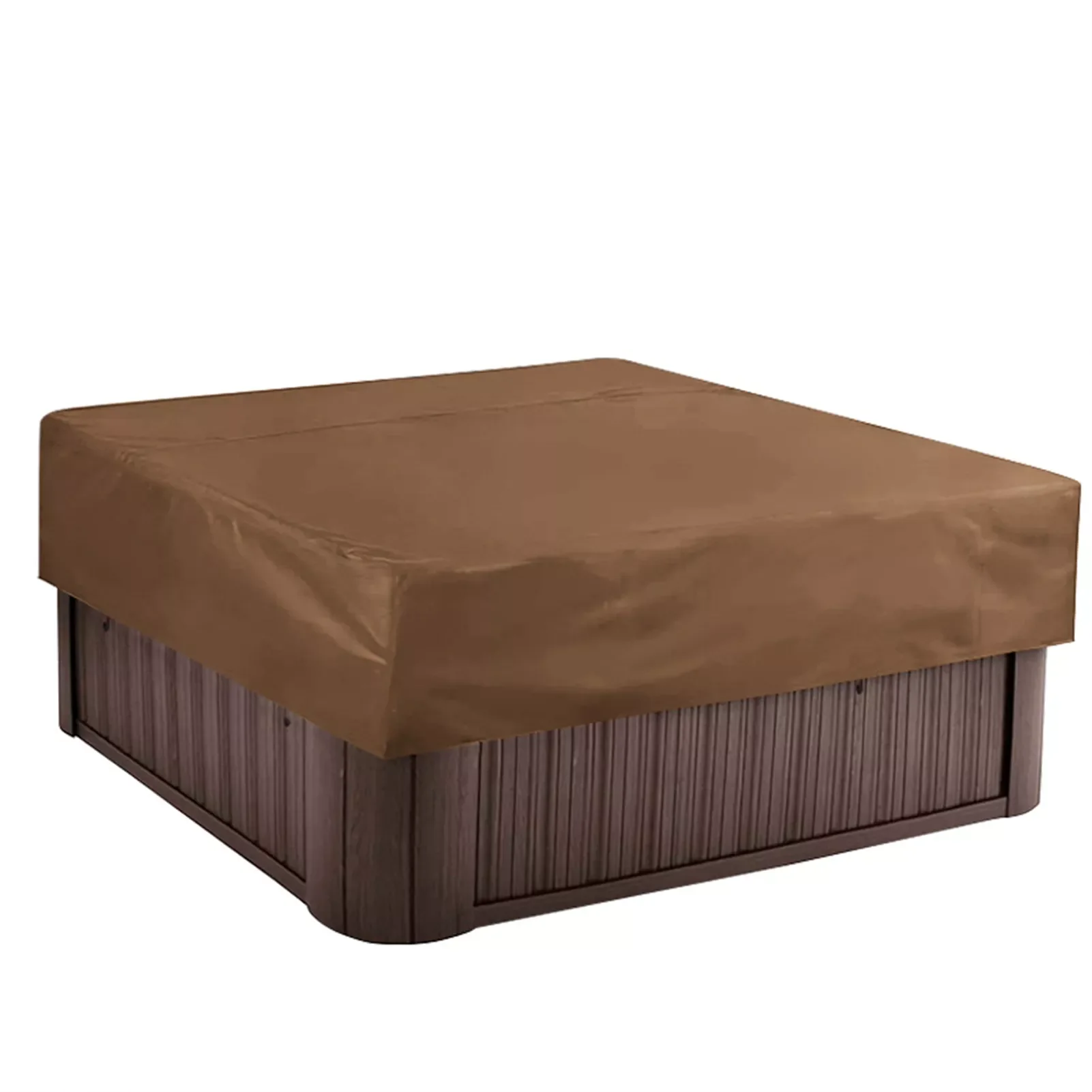 

Square Hot Tub Cover 190T Ppolyester Taffeta Waterproof Anti-UV Dustproof Outdoor SPA Covers Protector Patio Furniture Slipcover