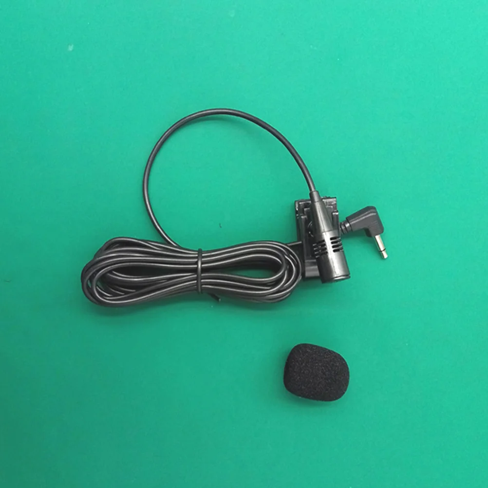 

1pc Microphone 3.5mm Collar Clip Stereo Easy to Install Microphone for Motorbike