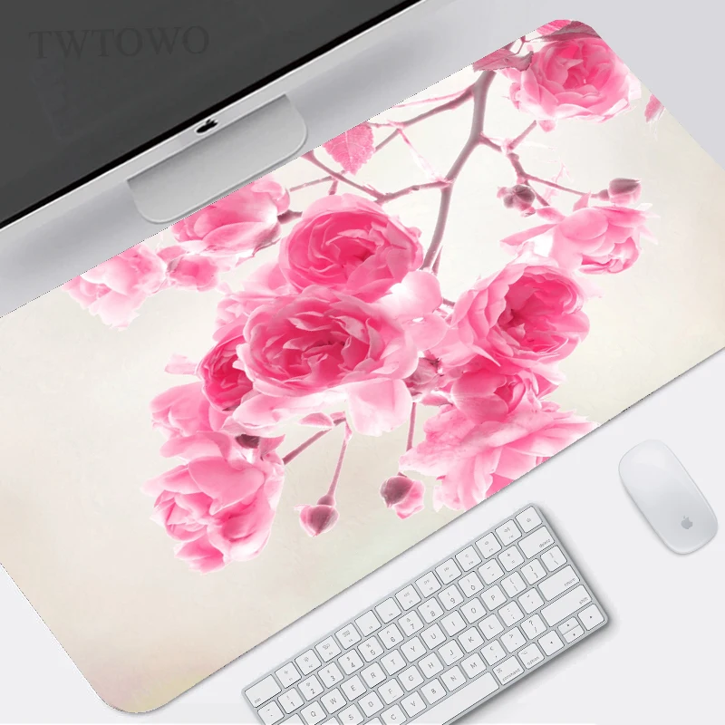 

Flowers Mouse Pad Gaming XL Home HD Computer Mousepad XXL MousePads keyboard pad Soft Anti Slip Natural Rubber Laptop Mice Pad