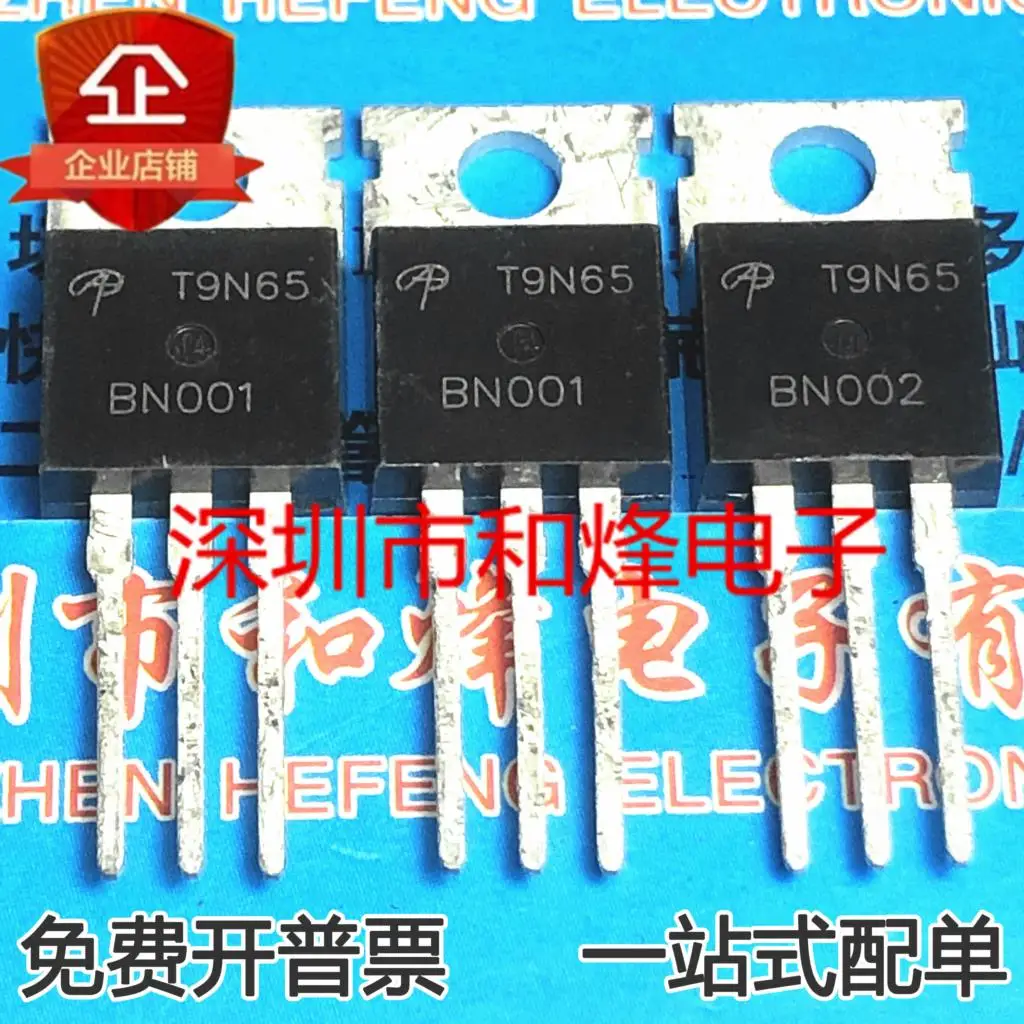 

Free shipping AOT9N65 MOS TO220 10PCS