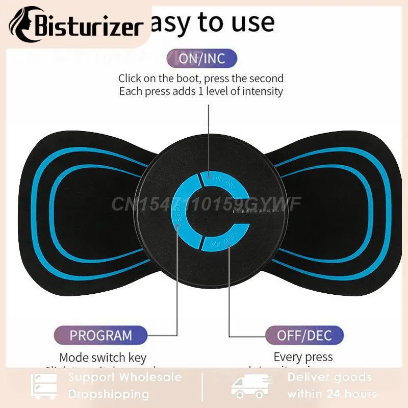 

1~10PCS Mini Electric Cervical Massager Tens Neck Massager 6 Modes Portable Decompression Massageado Machine For Muscle Health