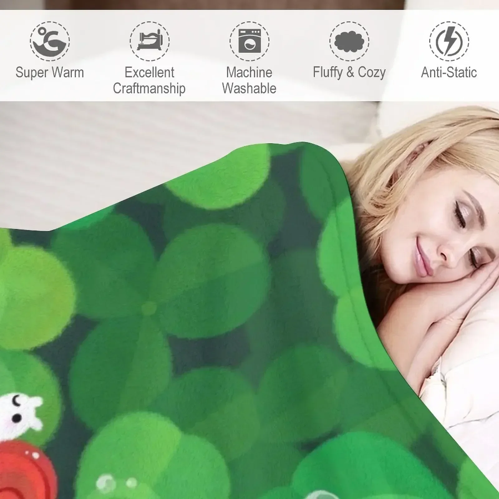 Одеяло Happy Lucky Snail Мягкие кровати Плюшевые одеяла