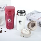 380 мл кофейная кружка из двойной нержавеющей стали 304, Герметичный Термос, кружка, дорожная Термокружка, Термокружка, бутылка для воды для подарка