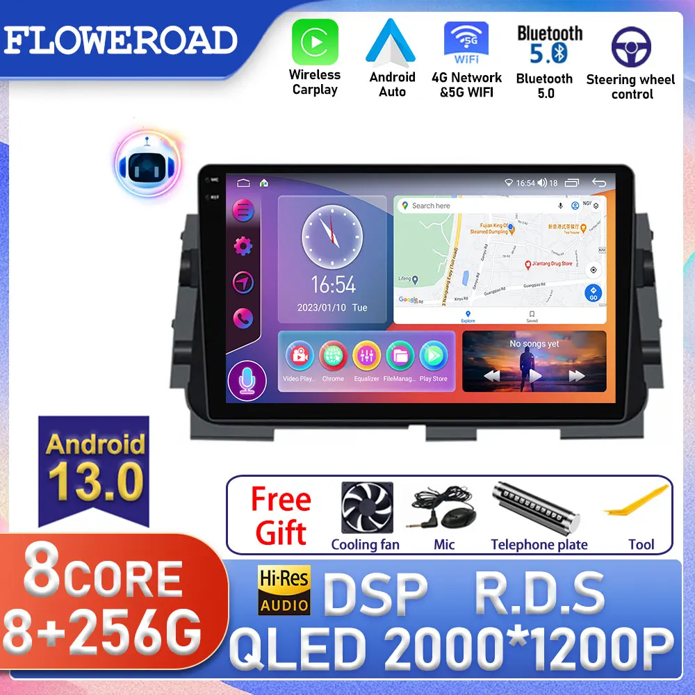 

Android Auto For Nissan Kicks P15 2017 - 2021 Car Radio Multimedia Video Player Navigation Carplay Stereo GPS No 2din 2 Din DVD